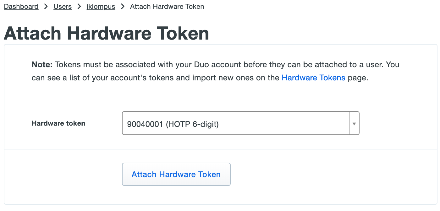 Add token information