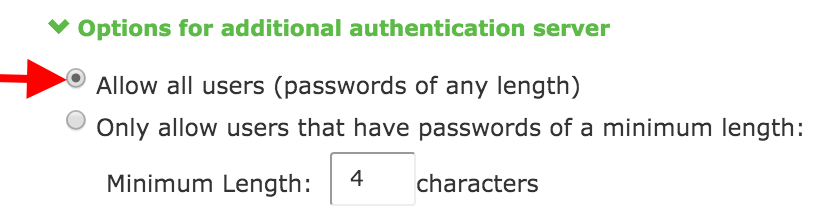 Password Limit