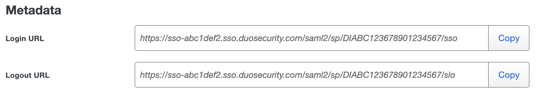 Duo ManageEngine Patch Manager Plus Cloud Metadata Fields